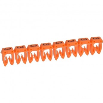 Маркер LEGRAND CAB 3 для кабеля 0,5-1,5 мм² цифра 3 оранжевый