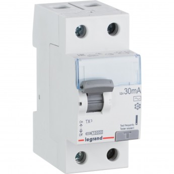 Выключатель дифференциального тока LEGRAND TX³ 2П 40 А тип AC 300 мА 2 модуля белый Выключатель дифференциального тока LEGRAND TX³ 2П 40 А тип AC 300 мА 2 модуля белый