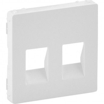 Лицевая панель LEGRAND Valena LIFE для аудиорозетки с пружинными зажимами двойной белая Лицевая панель LEGRAND Valena LIFE для аудиорозетки с пружинными зажимами двойной белая