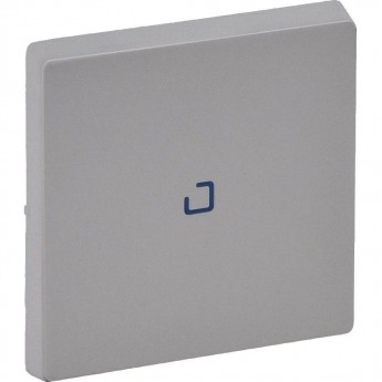 Лицевая панель LEGRAND Valena LIFE для выключателя одноклавишного с подсветкой/индикацией алюминий Лицевая панель LEGRAND Valena LIFE для выключателя одноклавишного с подсветкой/индикацией алюминий