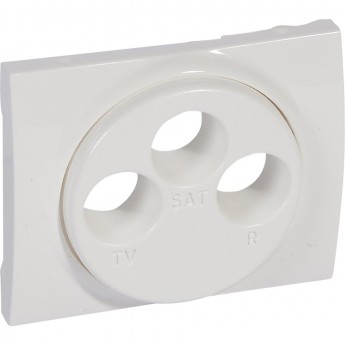 Панель лицевая LEGRAND GALEA LIFE для розетки телевизионной RD-SAT белый Панель лицевая LEGRAND GALEA LIFE для розетки телевизионной RD-SAT белый