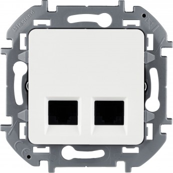 Розетка двойная LEGRAND INSPIRIA RJ 45 категория 5e UTP белый Розетка двойная LEGRAND INSPIRIA RJ 45 категория 5e UTP белый