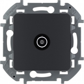 Розетка TV LEGRAND INSPIRIA «ЗВЕЗДА» 2 дБ 0 2400 мГц антрацит Розетка TV LEGRAND INSPIRIA «ЗВЕЗДА» 2 дБ 0 2400 мГц антрацит