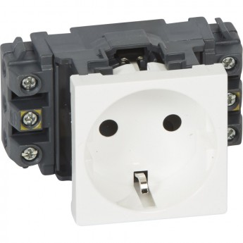 Розетка LEGRAND Mosaic 2К+3 для кабель-каналов, с винтовыми зажимами, белый Розетка LEGRAND Mosaic 2К+3 для кабель-каналов, с винтовыми зажимами, белый